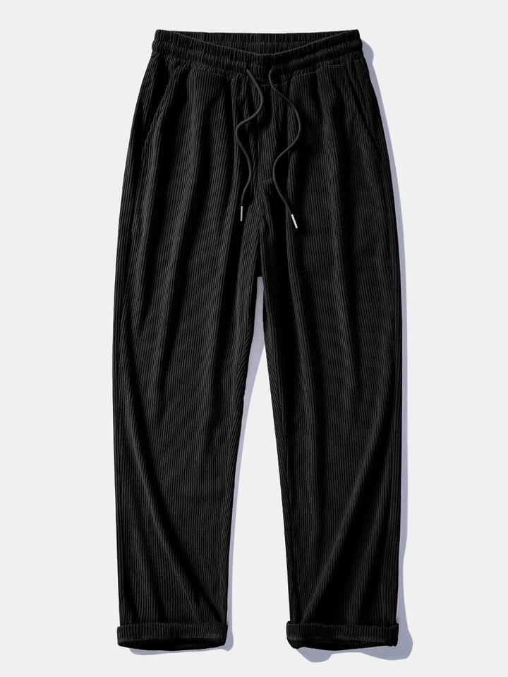 Balthazar - Corduroy Patchwork Hoodie and Pants Set
