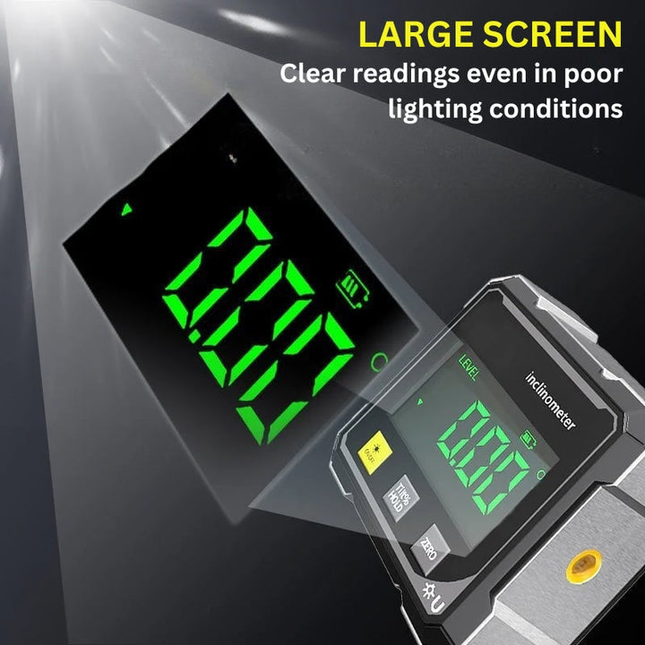 MagPro - 4 Sided Magnetic Digital Protractor With Laser
