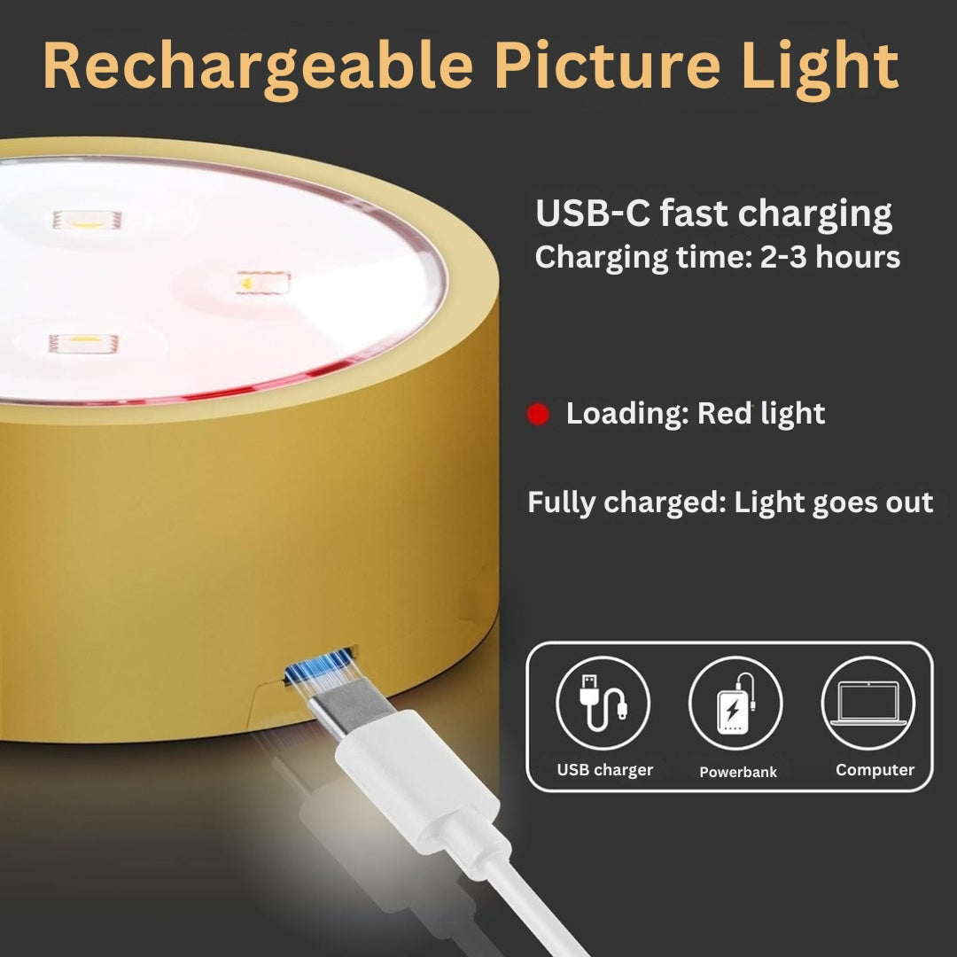 GlowFrame - Magnetic Painting Light with 13 Lighting Mode ( Pack of 3 )