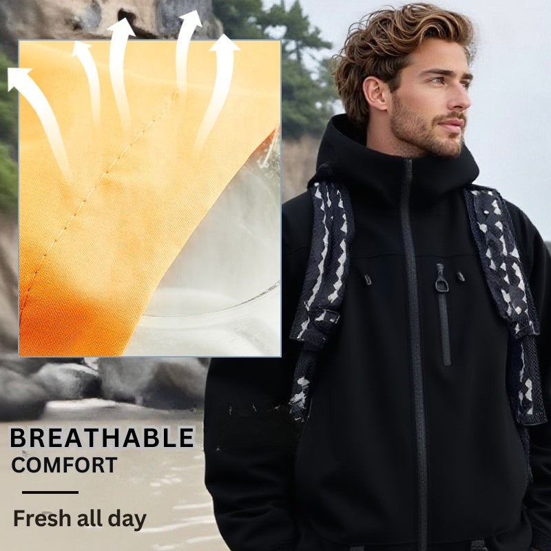 DriftEdge - Waterproof Zip Up Hiking Jacket