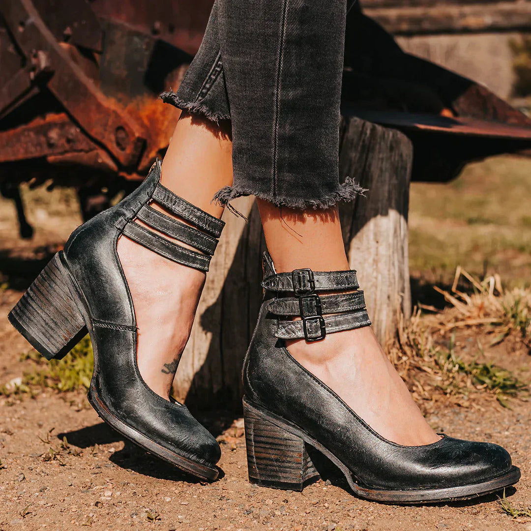 Steffie – Wooden High Heels