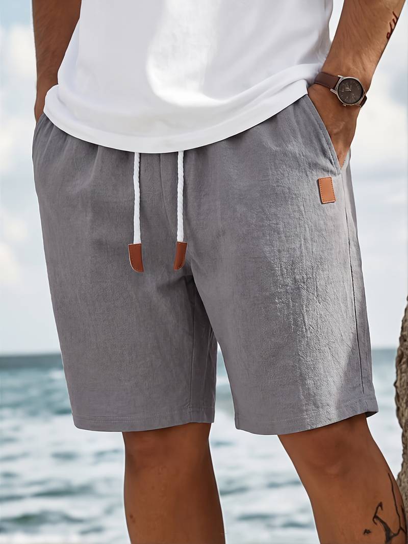 Jonatas - Summer Linen Short With Drawstring Pocket