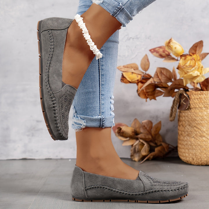 Lyrissa - Comfortable Stitched Shoes