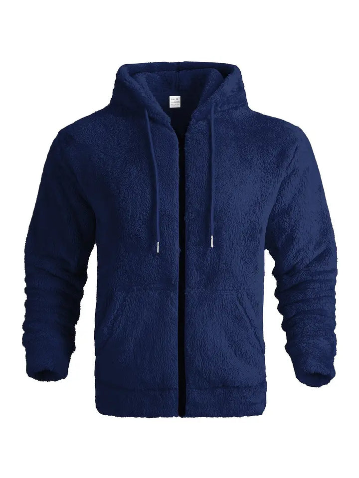 Ushakov - Casual Long Sleeve Hoodie With Zipper