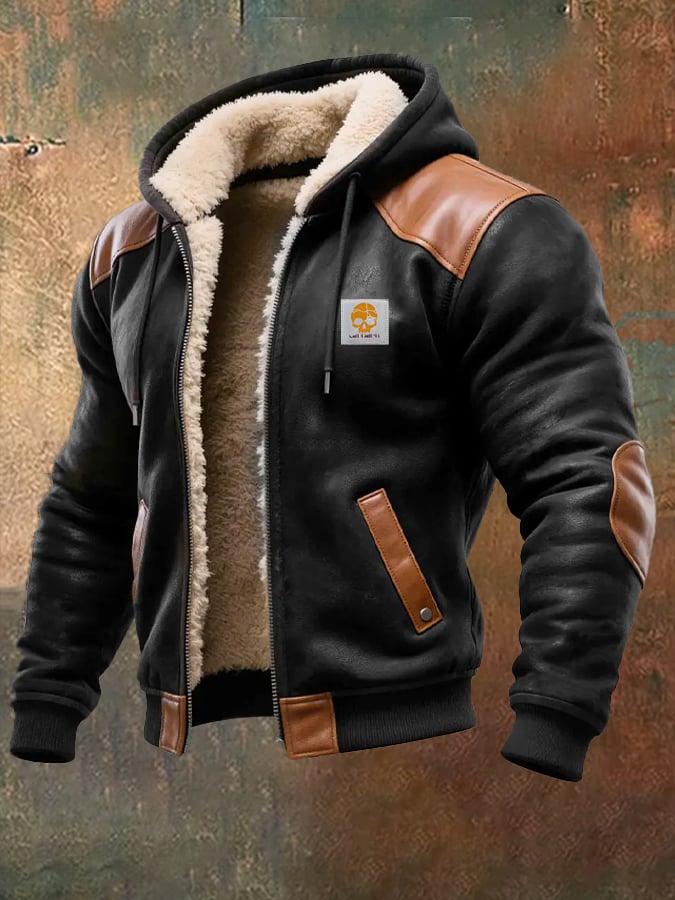 Blundell - Warm Vintage Suede And Leather Jacket