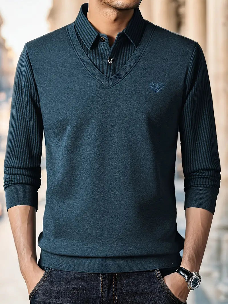 Leroy - Casual Long Sleeve Knitted Swater
