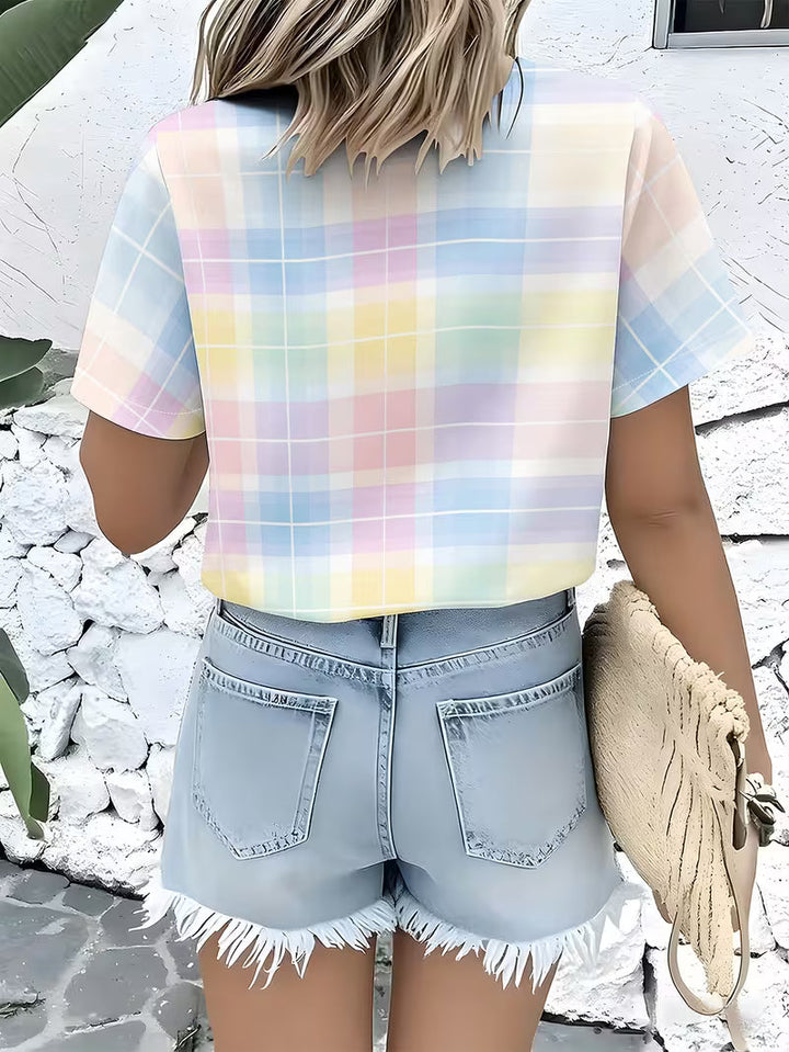 Harrell - Short-Sleeve Plaid Print Shirt