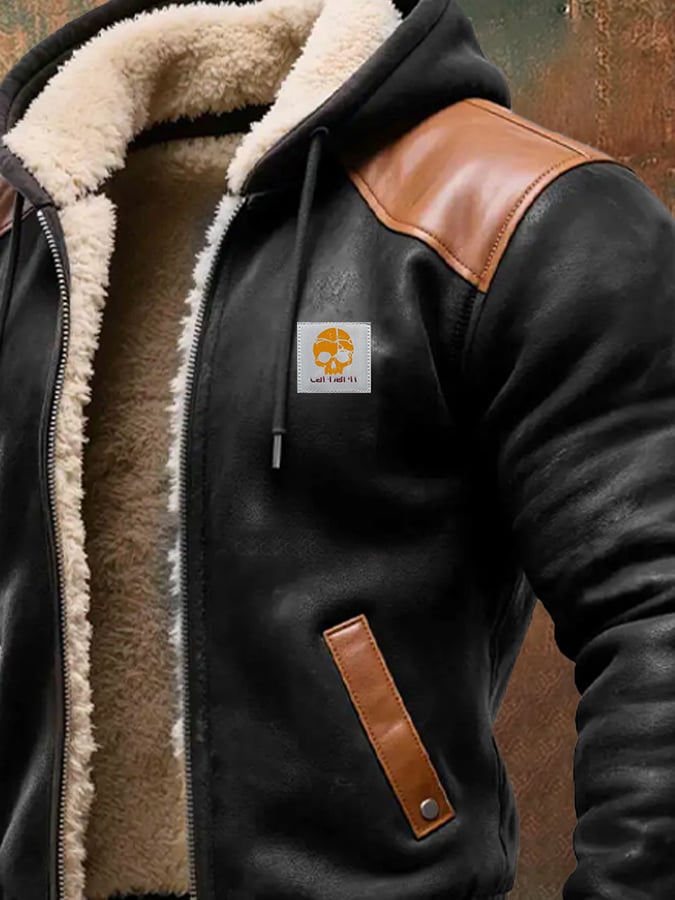 Blundell - Warm Vintage Suede And Leather Jacket