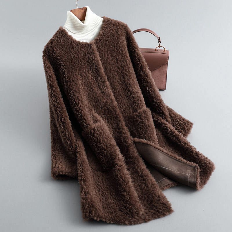 Minette - Elegant Faux Fur Teddy Coat