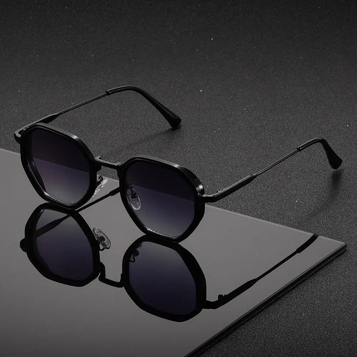 Velmora - Stylish Octagon Sunglasses With UV Protection