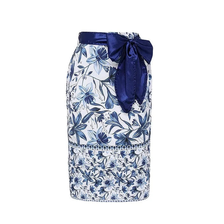 Kelda - Stylish Quick Drying Swimsuit With Skirt