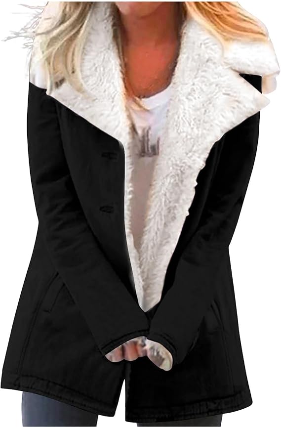 Zayna - Comfortable Long Sleeve Coat