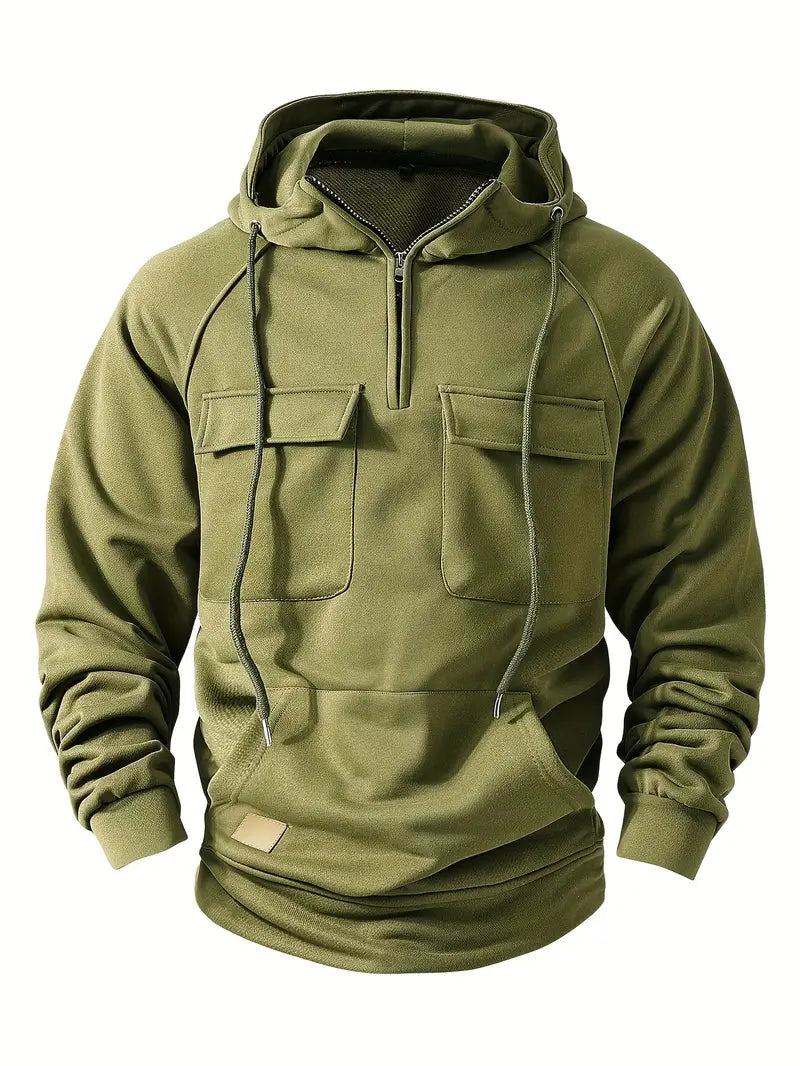 Bieber - Comfortable Multi Pocket Hoodie