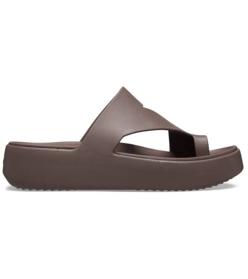 Vlasta - Cushioned Platform Slide Sandals With Toe Loop