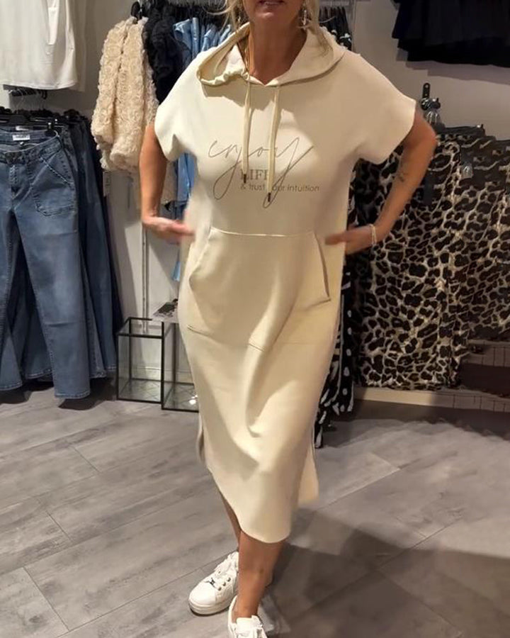Nadia - Elegant Dress With Hood