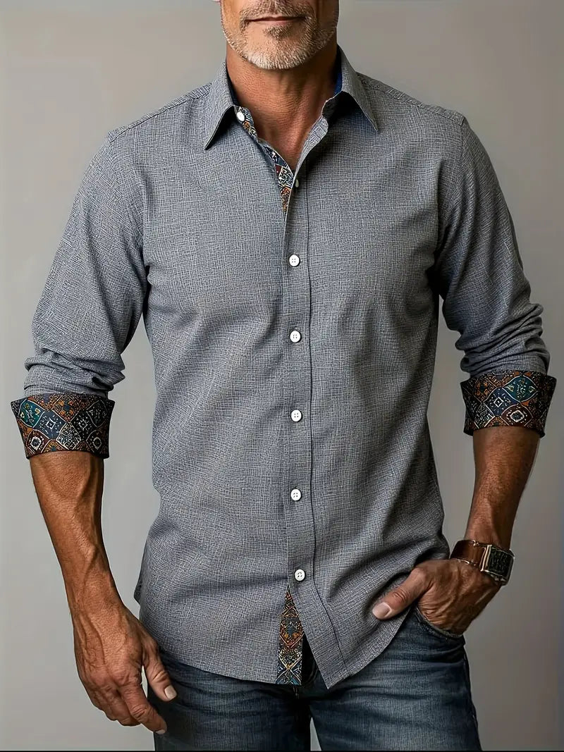 Teodoro - Long Sleeve Button Up Shirt