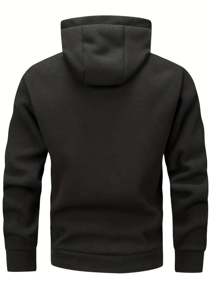 Aubin - Long Sleeve Zip-Up Hoodie With Pockets