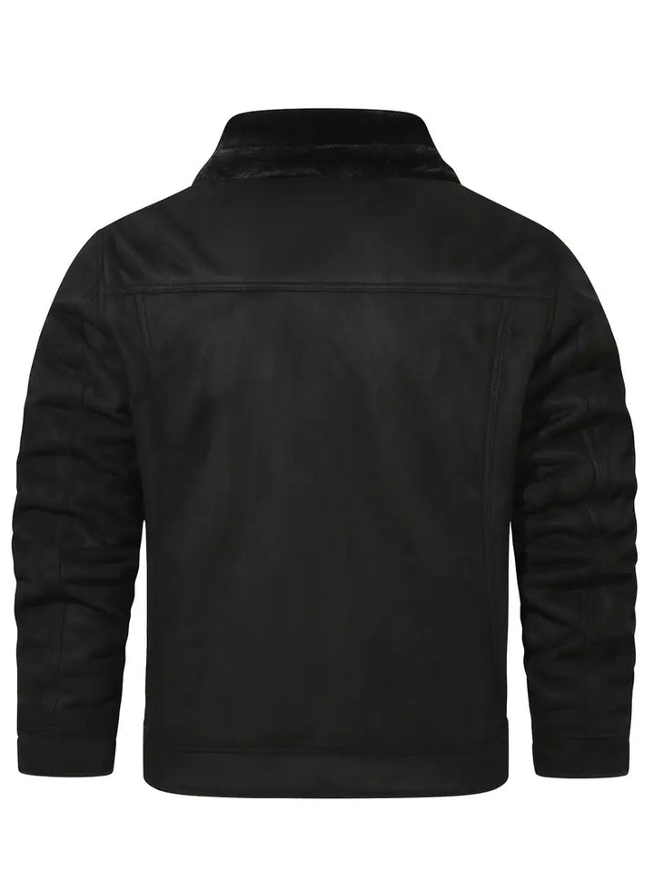 Frederik - Casual Polyester Jacket with Faux Lining