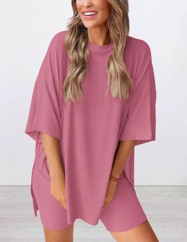 Rikke - Short Sleeve Two Piece Set