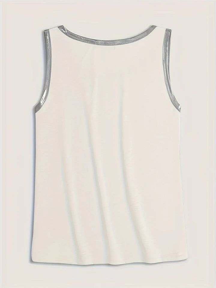 Ayuso - Sleeveless Tank Top With Round Neck