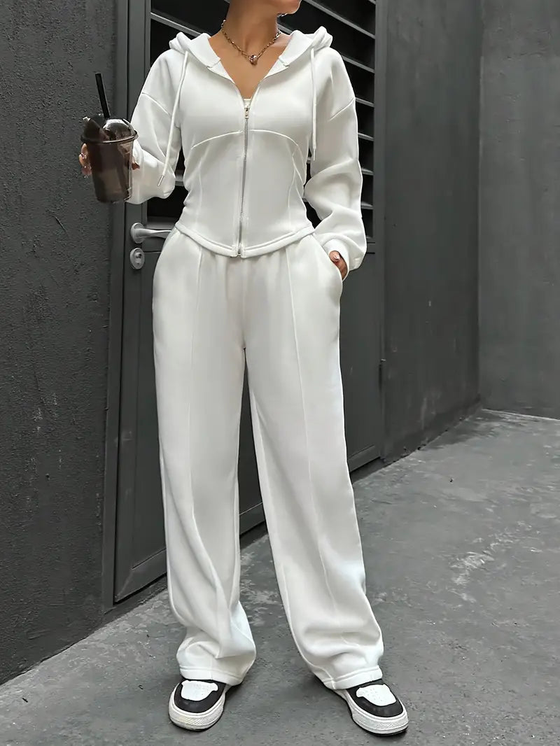 Nanci - Casual Long Sleeve Two Piece Set