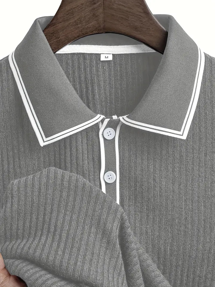 Orestis - Elegant Short Sleeve Polo Shirt