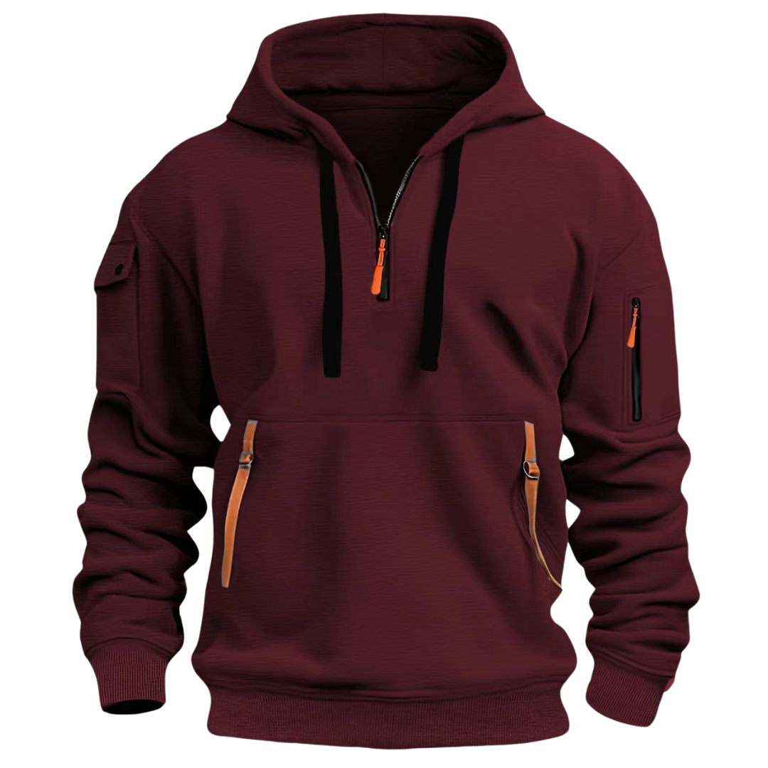 Ludomir - Long Sleeve Multi Pocket Hoodie