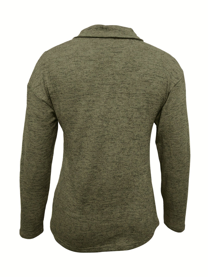 Cleo - Long Sleeve Shirt With Zipper