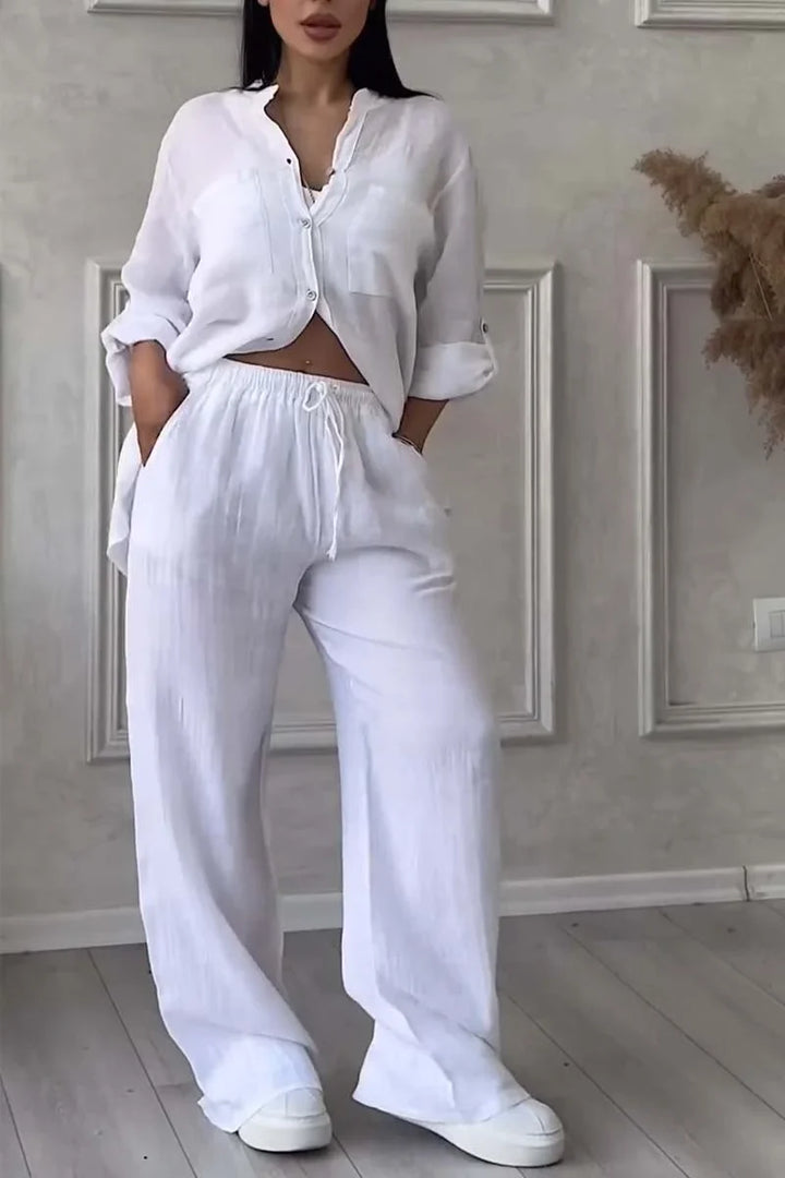 Arielle - Cotton Linen Two Piece Set