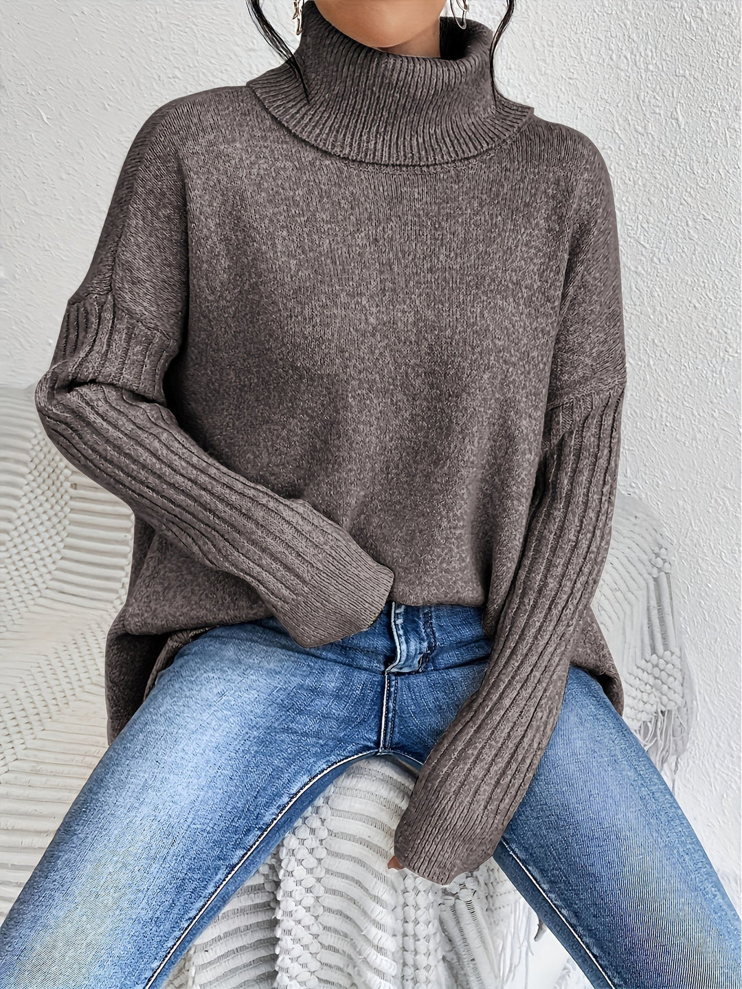 Tahlia - Matthias - Casual Asymmetrical Hem Hooded T-Shirt