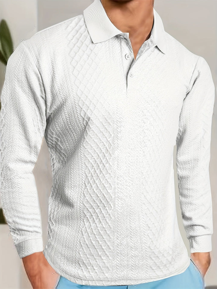 Liranda - Knitted Long Sleeve Shirt With Button
