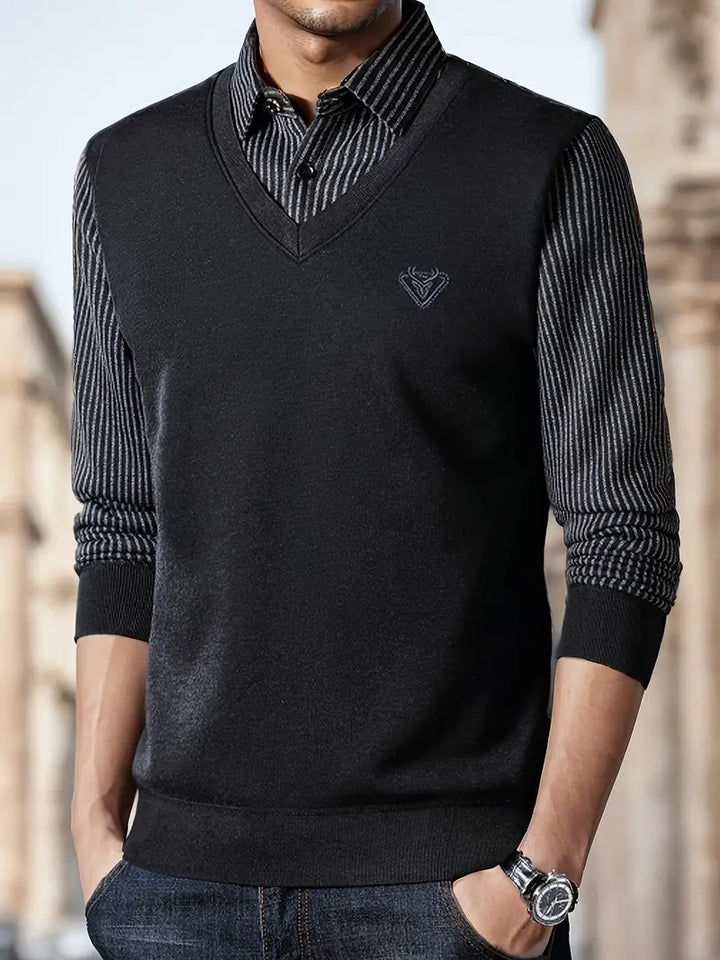 Leroy - Casual Long Sleeve Knitted Swater