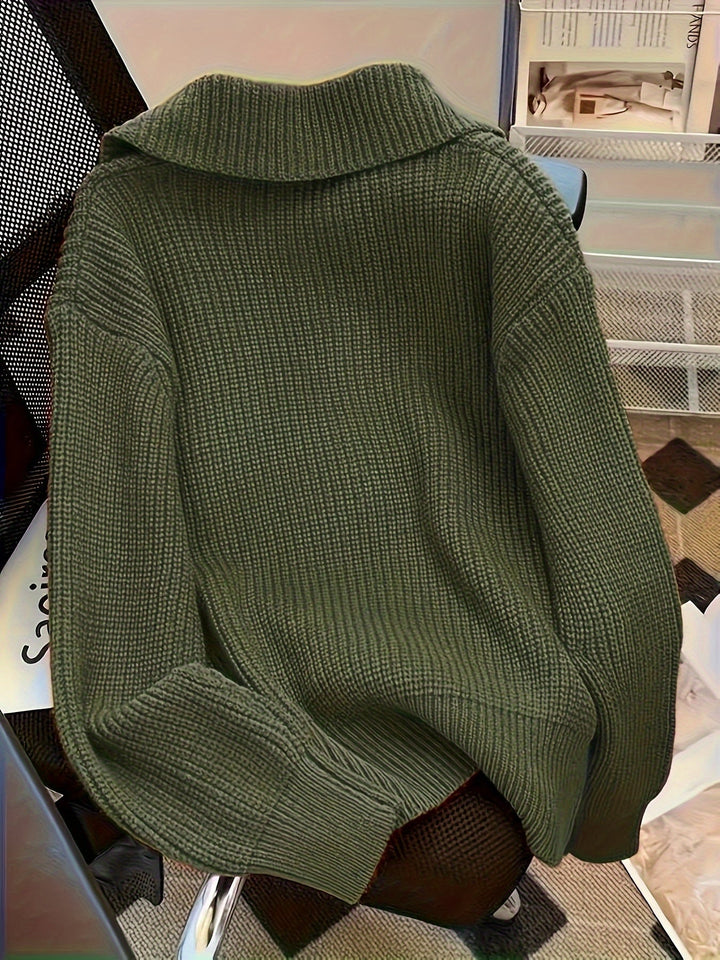 Amy - Casual Long Sleeve Sweater