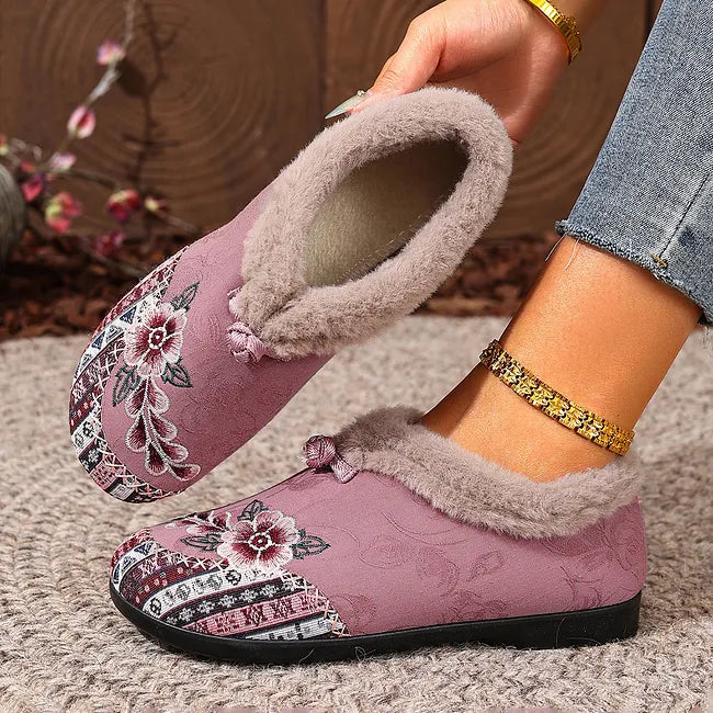 Anneisoria - Faux Fur Comfortable Shoes