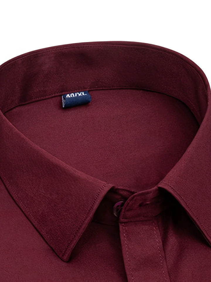 Ezra - Elegant Slim Fit Shirt With Button