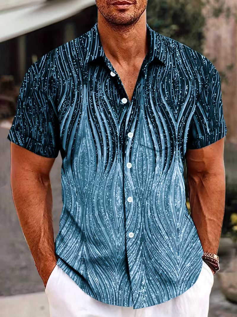 Klenn - Short Sleeve Shirt With 3D Print