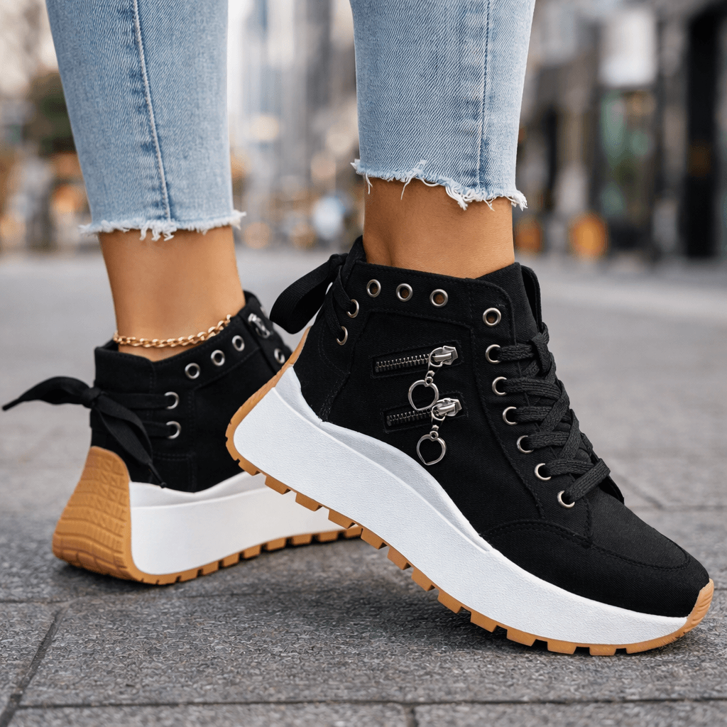 Kamala - Chunky Sole Lace-Up Sneaker