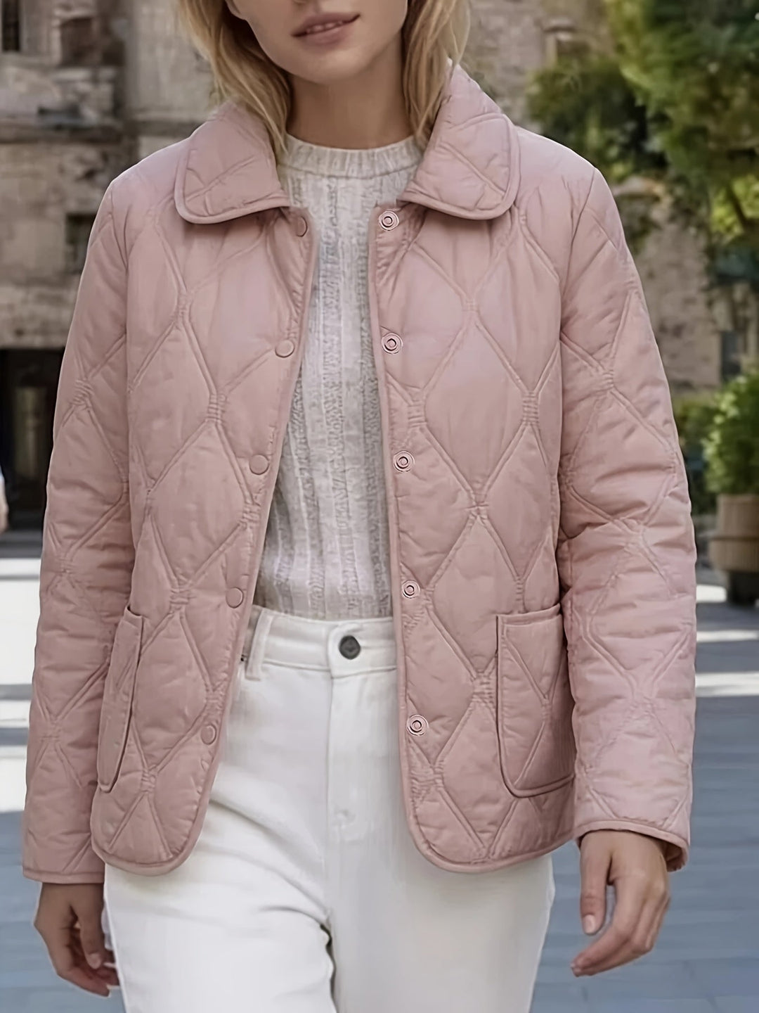 Amalavida - Elegant and Chic Loose Fit Padded Jacket