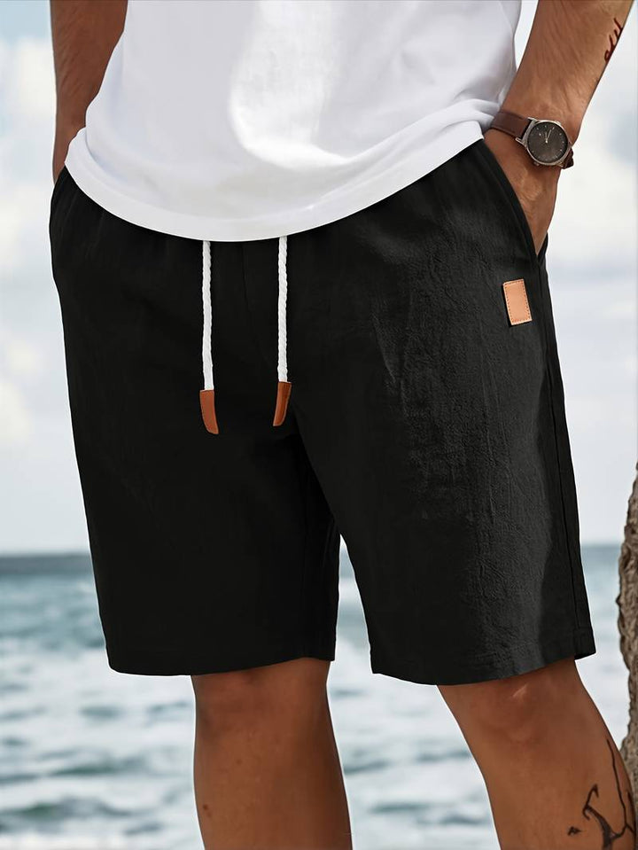 Jonatas - Summer Linen Short With Drawstring Pocket