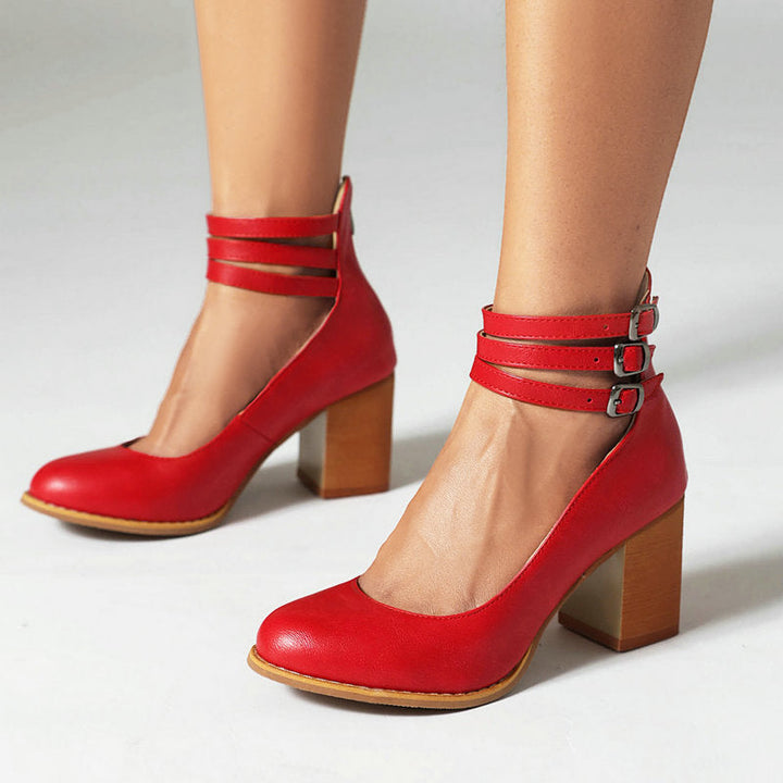 Caa - Plain Sandals With Ankle Strap