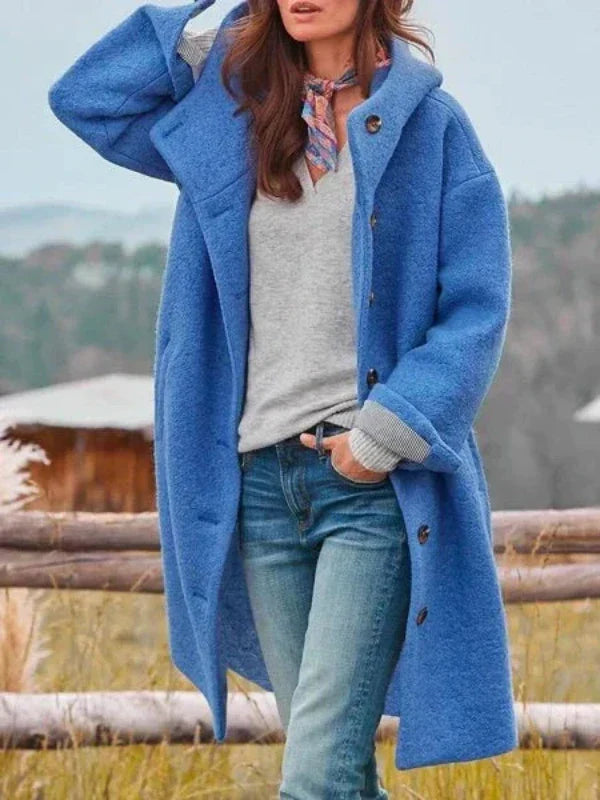 Janushi - Elegant Long Sleeve Winter Coat
