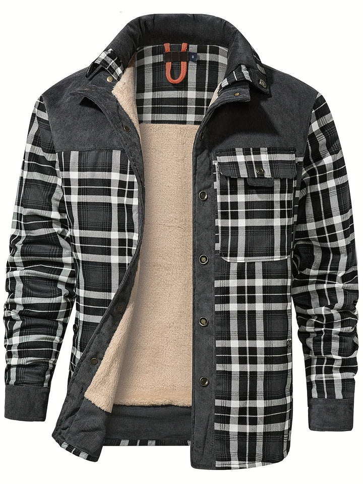 Novatrace - Casual Winter Plaid Jacket