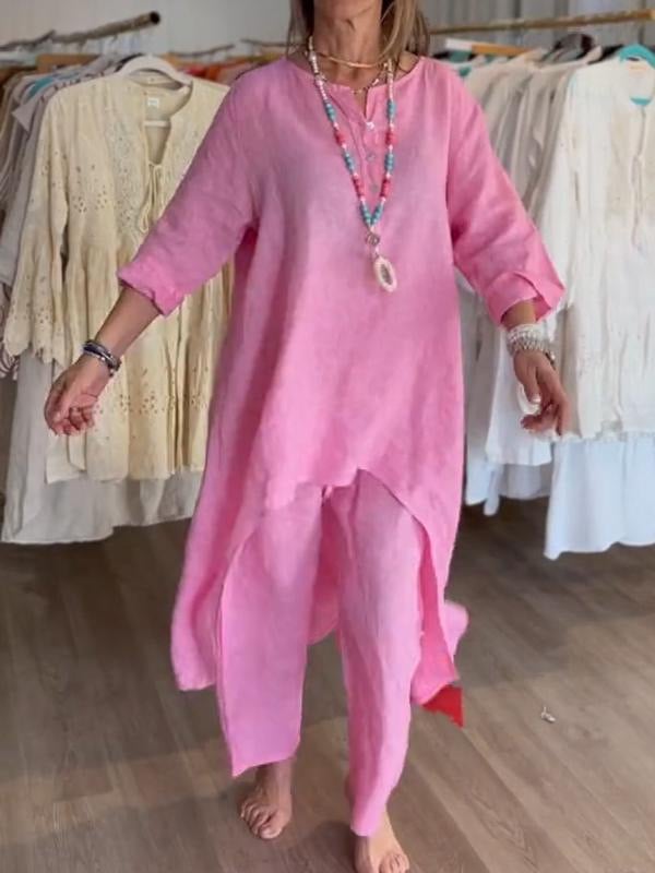 Freida - Casual Linen Dress