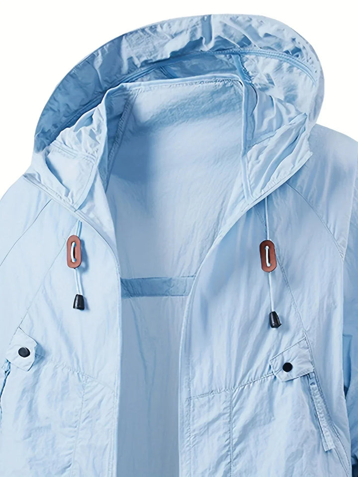 Vrenda - Long Sleeve Hooded Jacket With Pocket