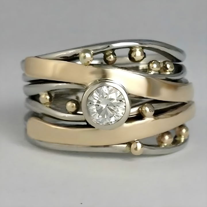 Natalija - Vintage Gold Colored Ring