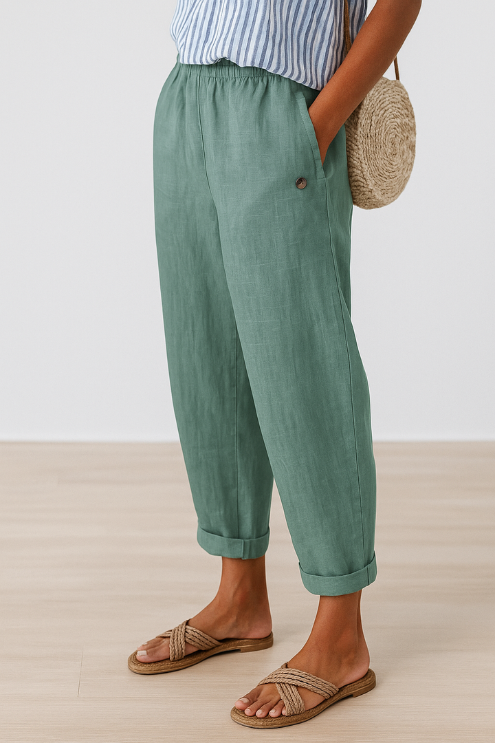 Yanchik - Stylish Pants With Side Pockets