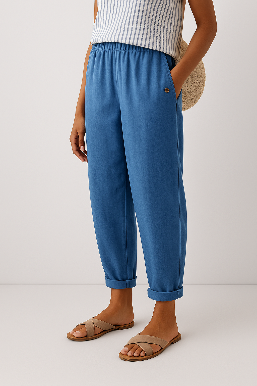 Yanchik - Stylish Pants With Side Pockets
