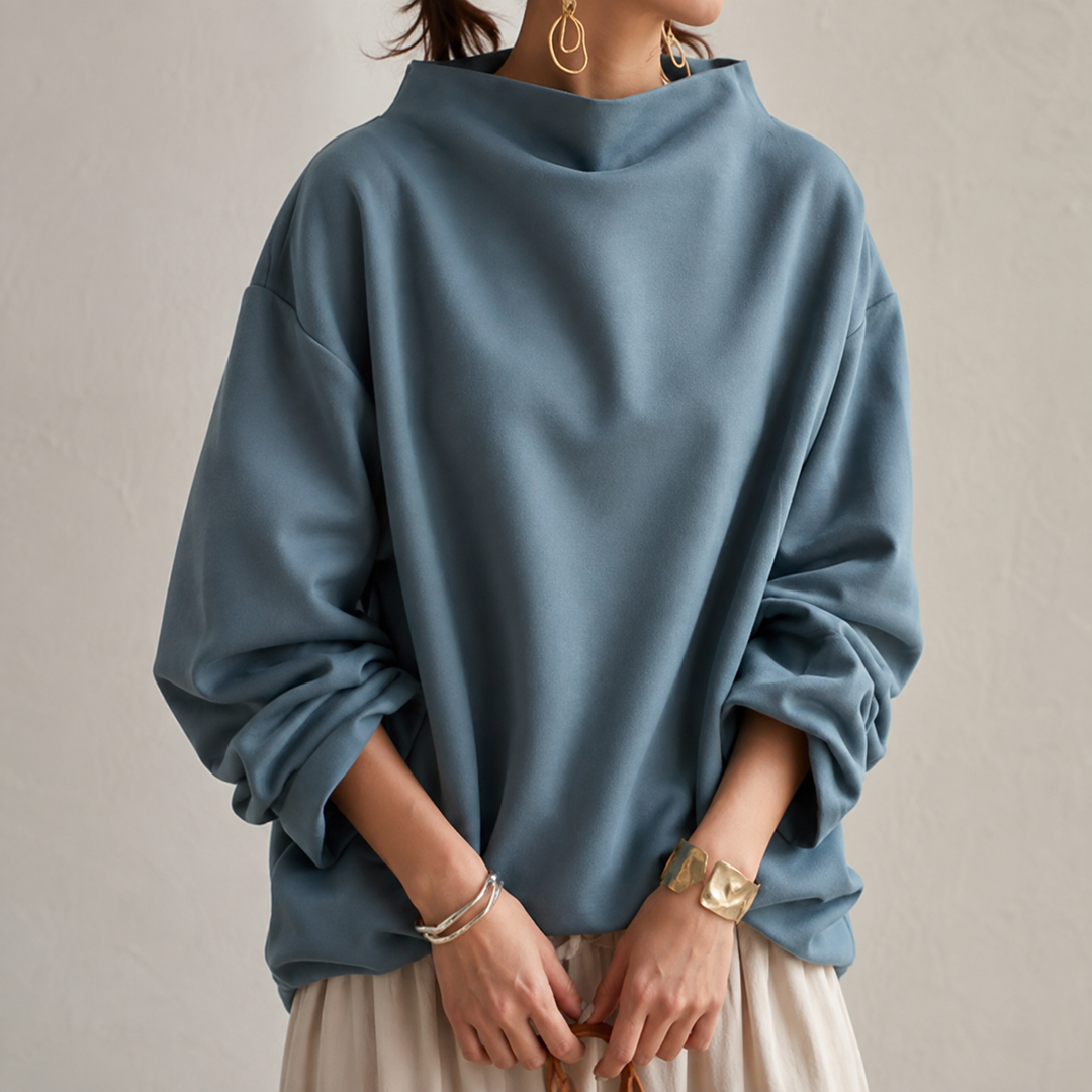 Tessira - Oversized Long Sleeve Top