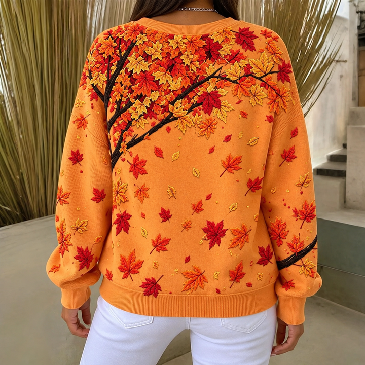 Seveoriana - Casual Sweatshirt With Cat Print