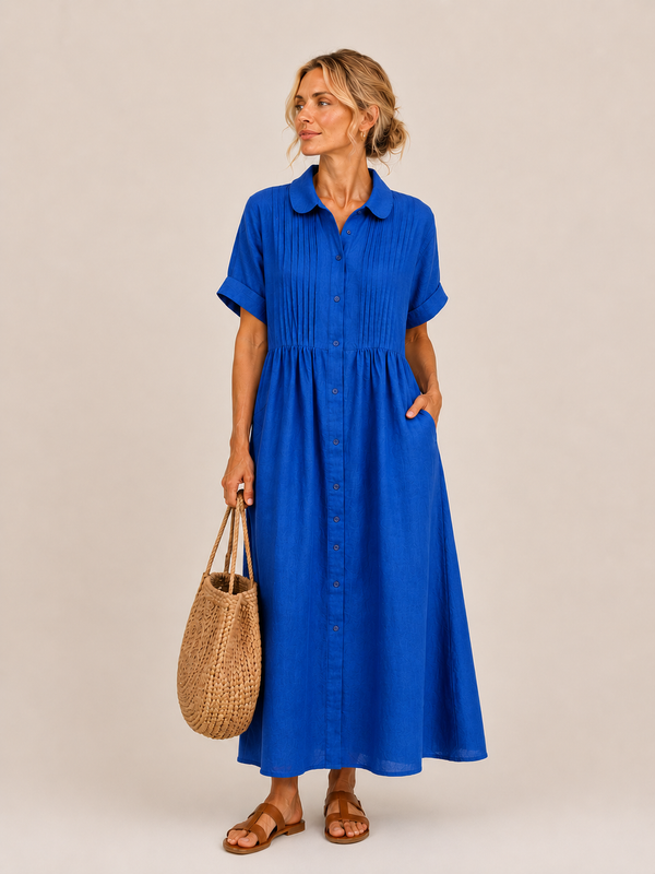 Anjali - Summer Shirt Middi Dress